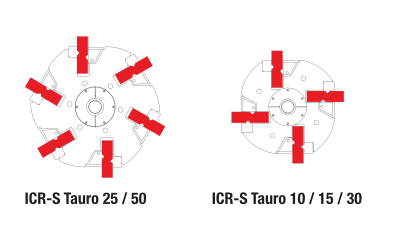 ICR S Tauro rotors blow bars ICR-S Tauro