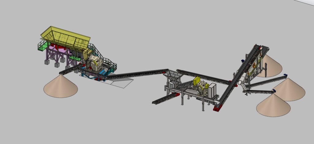 PLANTA render 03 Comment Choisir le Broyeur à Impact et le Concasseur à Mâchoires Idéal pour Votre Installation de Granulats